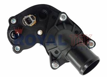 TERMOSTATO ROYALTEK FORD RANGER 4.0 SOCH 2001-2010 EXPLORER 2001-2003 -- CUERPO PLASTICO / BULBO GRIS --- OEM 2L2Z8592AA 2L2Z8592BA